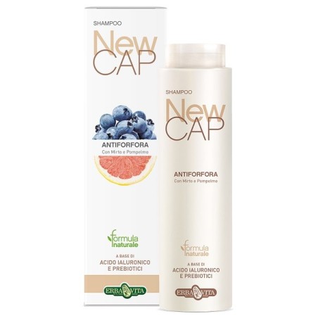 Erba Vita New Cap Antiforfora shampoo con mirto e pompelmo 250 ml Erba Vita New Cap Antiforfora shampoo con mirto e pompelmo 250 ml