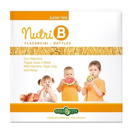 Erba Vita Nutri B integratore nutriente per bambini 10 flaconcini 10 ml Erba Vita Nutri B integratore nutriente per bambini 10 flaconcini 10 ml