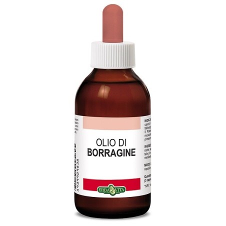 Erba Vita Olio di Borragine antiossidante antinfiammatorio 30 ml Erba Vita Olio di Borragine antiossidante antinfiammatorio 30 ml