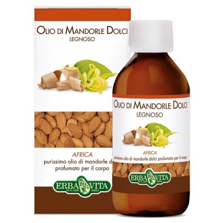 Erba Vita Olio di Mandorle Dolci Africa profumo legnoso per il corpo 250 ml Erba Vita Olio di Mandorle Dolci Africa profumo legnoso per il corpo 250 ml