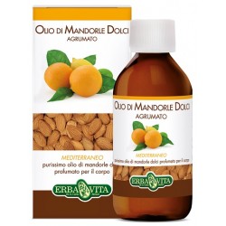 Erba Vita Olio di Mandorle dolci Mediterraneo per il corpo profumo agrumato 250 ml