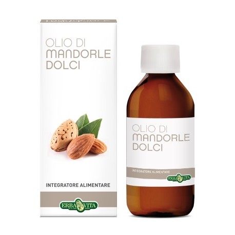 Erba Vita Olio di Mandorle Dolci integratore emolliente lenitivo 200 ml