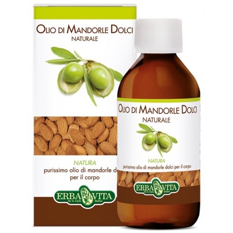 Erba Vita Olio di Mandorle Dolci per il corpo Naturale profumo natura 250 ml