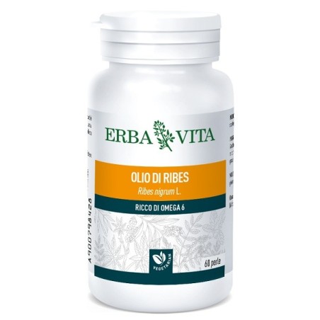 Erba Vita Olio di Ribes integratore ricco di Omega 3 60 perle Erba Vita Olio di Ribes integratore ricco di Omega 3 60 perle