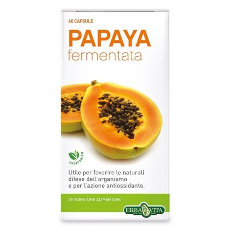 Erba Vita Papaya fermentata integratore antiossidante 60 capsule Erba Vita Papaya fermentata integratore antiossidante 60 capsule