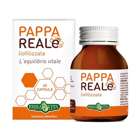 Erba Vita Pappa reale liofilizzata integratore ricostituente 60 capsule