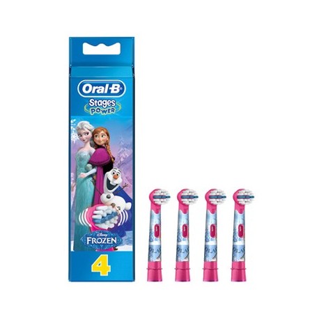 Oral B Stages Power 4 testine di ricambio per spazzolino elettrico Frozen