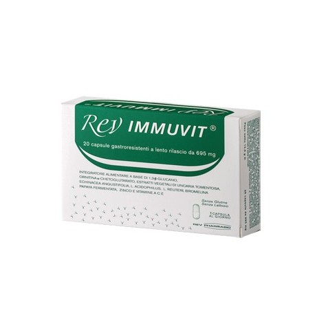 Rev Immuvit integratore per flora intestinale e difese 20 capsule