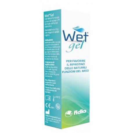 Wet Gel riparatore idratante per la mucosa del naso spray 20 g