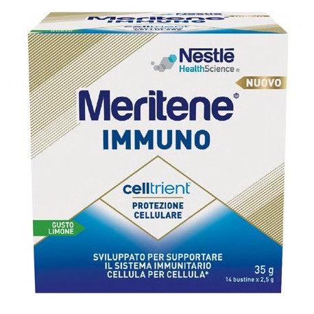 Meritene Immuno 14 bustine - Integratore per il sistema immunitario degli over 50