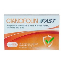 Cianofolin Fast integratore di acido folico 30 compresse orosolubili