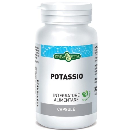 Erba Vita Potassio integratore per carenze alimentari 60 capsule Erba Vita Potassio integratore per carenze alimentari 60 capsule