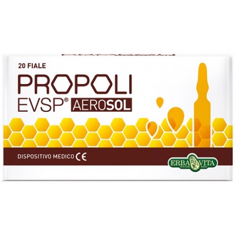 Erba Vita Propoli EVSP 20 fiale da 2 ml per aerosol decongestionante 