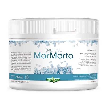 Erba Vita Sali del Mar Morto purissimi per pediluvio bagno scrub 1 kg