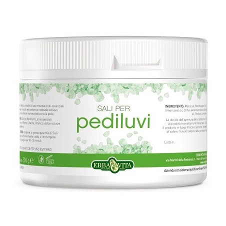 Erba Vita Sali del Mar Morto per pediluvio rilassante 500 g Erba Vita Sali del Mar Morto per pediluvio rilassante 500 g