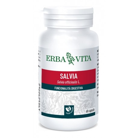 Erba Vita Salvia integratore per la funzionalità digestiva 60 capsule