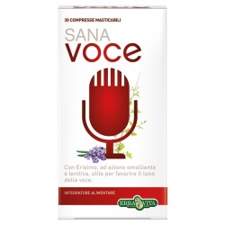 Erba Vita Sana Voce integratore per difficoltà canore e vocali 30 tavolette