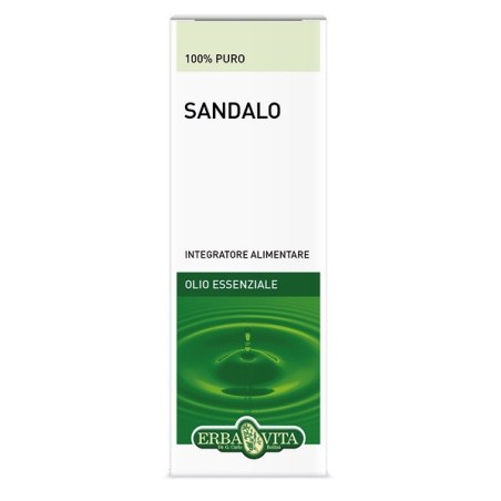 Erba Vita Sandalo olio essenziale puro 100% 10 ml Erba Vita Sandalo olio essenziale puro 100% 10 ml