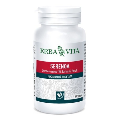 Erba Vita Serenoa integratore per la funzionalità della prostata 60 capsule Erba Vita Serenoa integratore per la funzionalità della prostata 60 capsule