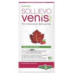 Erba Vita Sollievo Venis Plus integratore contro la pesantezza alle gambe 60 capsule