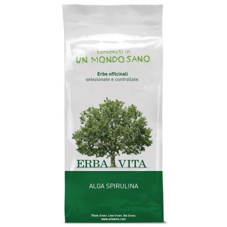 Erba Vita Alga Spirulina in polvere integratore per difese immunitarie 100 g