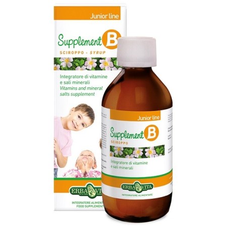 Erba Vita Supplement B Sciroppo con vitamine e minerali per bambini 150 ml Erba Vita Supplement B Sciroppo con vitamine e minerali per bambini 150 ml