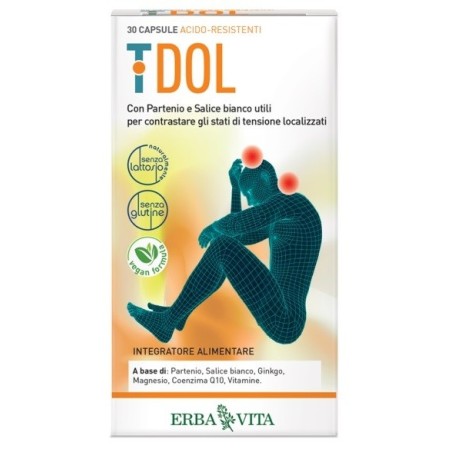 Erba Vita T Dol integratore per tensione articolare e muscolare 30 capsule Erba Vita T Dol integratore per tensione articolare e muscolare 30 capsule