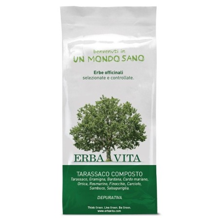 Erba Vita Tarassaco composto tisana depurativa 100 g Erba Vita Tarassaco composto tisana depurativa 100 g