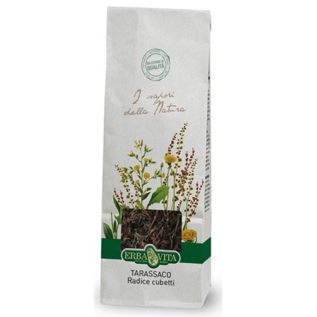 Erba Vita Tarassaco radice cubetti taglio tisana depurativa 100 g Erba Vita Tarassaco radice cubetti taglio tisana depurativa 100 g