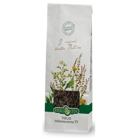 Erba Vita Tiglio infiorescenza taglio tisana rilassante calmante 100 g Erba Vita Tiglio infiorescenza taglio tisana rilassante calmante 100 g