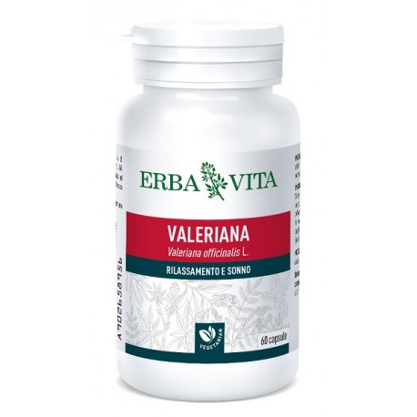 Erba Vita Valeriana integratore rilassante per sonno e stress 60 capsule