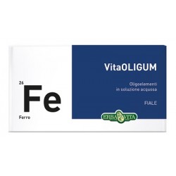 Erba Vita VitaOligum Fe Ferro integratore per anemia 20 fiale