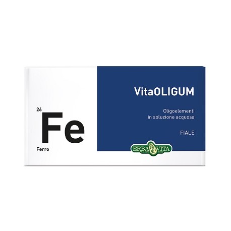 Erba Vita VitaOligum Fe Ferro integratore per anemia 20 fiale