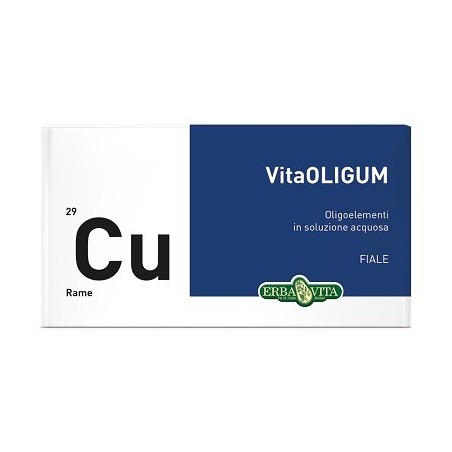 Erba Vita VitaOligum Cu Rame integratore per difese immunitarie 20 fiale Erba Vita VitaOligum Cu Rame integratore per difese immunitarie 20 fiale