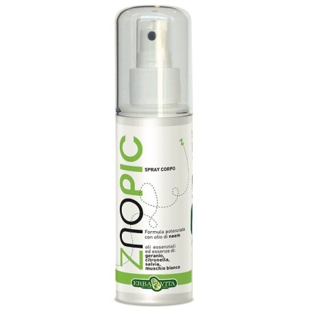 Erba Vita Znopic spray corpo protettivo anti zanzare 100 ml Erba Vita Znopic spray corpo protettivo anti zanzare 100 ml