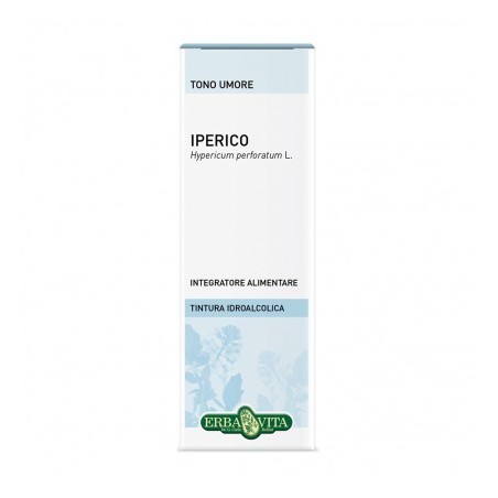 Erba Vita Iperico sommità soluzione idroalcolica integratore per l'umore 50 ml Erba Vita Iperico sommità soluzione idroalcolica integratore per l'umore 50 ml