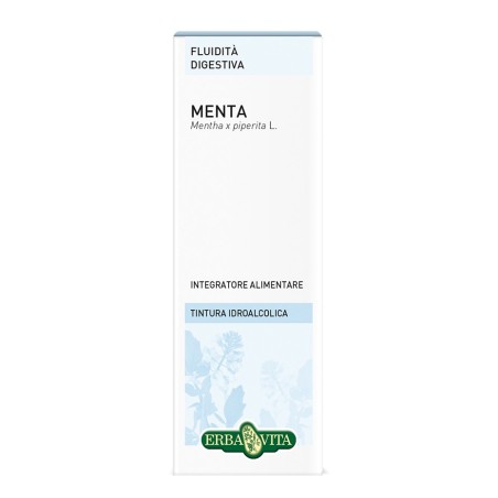 Erba Vita Menta piperita foglie soluzione idroalcolica integratore digestivo 50 ml Erba Vita Menta piperita foglie soluzione idroalcolica integratore digestivo 50 ml