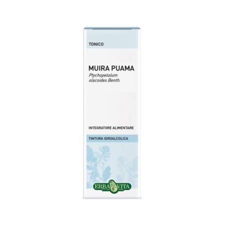 Erba Vita Muira Puama tintura idroalcolica integratore tonico 50 ml Erba Vita Muira Puama tintura idroalcolica integratore tonico 50 ml