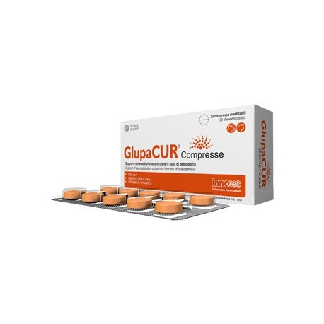 Glupacur integratore per osteoartrite di cani e gatti 30 compresse