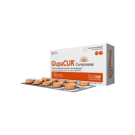 Glupacur integratore per osteoartrite di cani e gatti 30 compresse Glupacur integratore per osteoartrite di cani e gatti 30 compresse