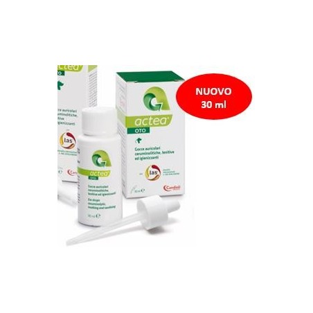 Candioli Actea Oto Gocce auricolari lenitive per cerume di cani e gatti 30 ml Candioli Actea Oto Gocce auricolari lenitive per cerume di cani e gatti 30 ml