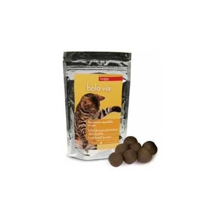 Candioli Bolo Via Snack per l'eliminazione dei boli di pelo nel gatto 40 g Candioli Bolo Via Snack per l'eliminazione dei boli di pelo nel gatto 40 g