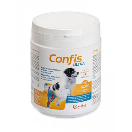 Candioli Confis Ultra integratore per cani per osteoartrite 240 compresse