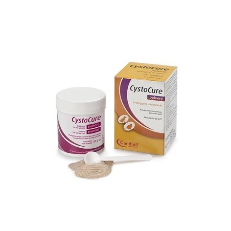 Candioli CystoCure integratore veterinario in polvere per vie urinarie di cani e gatti 30 g Candioli CystoCure integratore veterinario in polvere per vie urinarie di cani e gatti 30 g