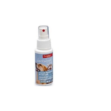 Candioli Dentalpet spray antiplacca e alito fresco per cani e gatti 50 ml Candioli Dentalpet spray antiplacca e alito fresco per cani e gatti 50 ml