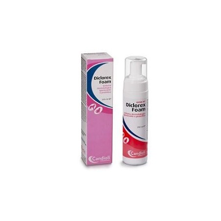 Candioli Diclorex Foam Schiuma detergente per problemi cutanei di cani e gatti 200 ml Candioli Diclorex Foam Schiuma detergente per problemi cutanei di cani e gatti 200 ml