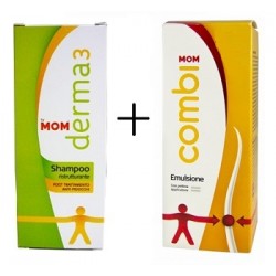Candioli Mom Derma 3 Shampoo 200 ml + Emulsione 100 g ristrutturante per capelli post trattamento pidocchi