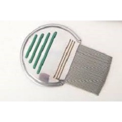 Candioli MOM Pettine in acciaio per la rimozione di pidocchi e lendini 1 pezzo