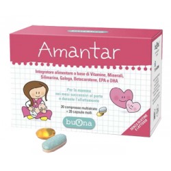 Steve Jones Amantar Integratore post parto e allattamento 20 compresse + 20 capsule