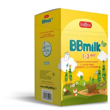 Steve Jones BBMilk latte in polvere per bambini 1-3 anni 2 buste da 400 g